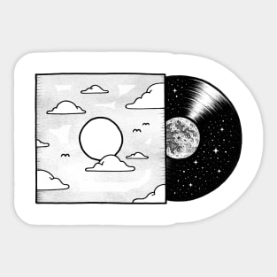 Day and Night Sticker